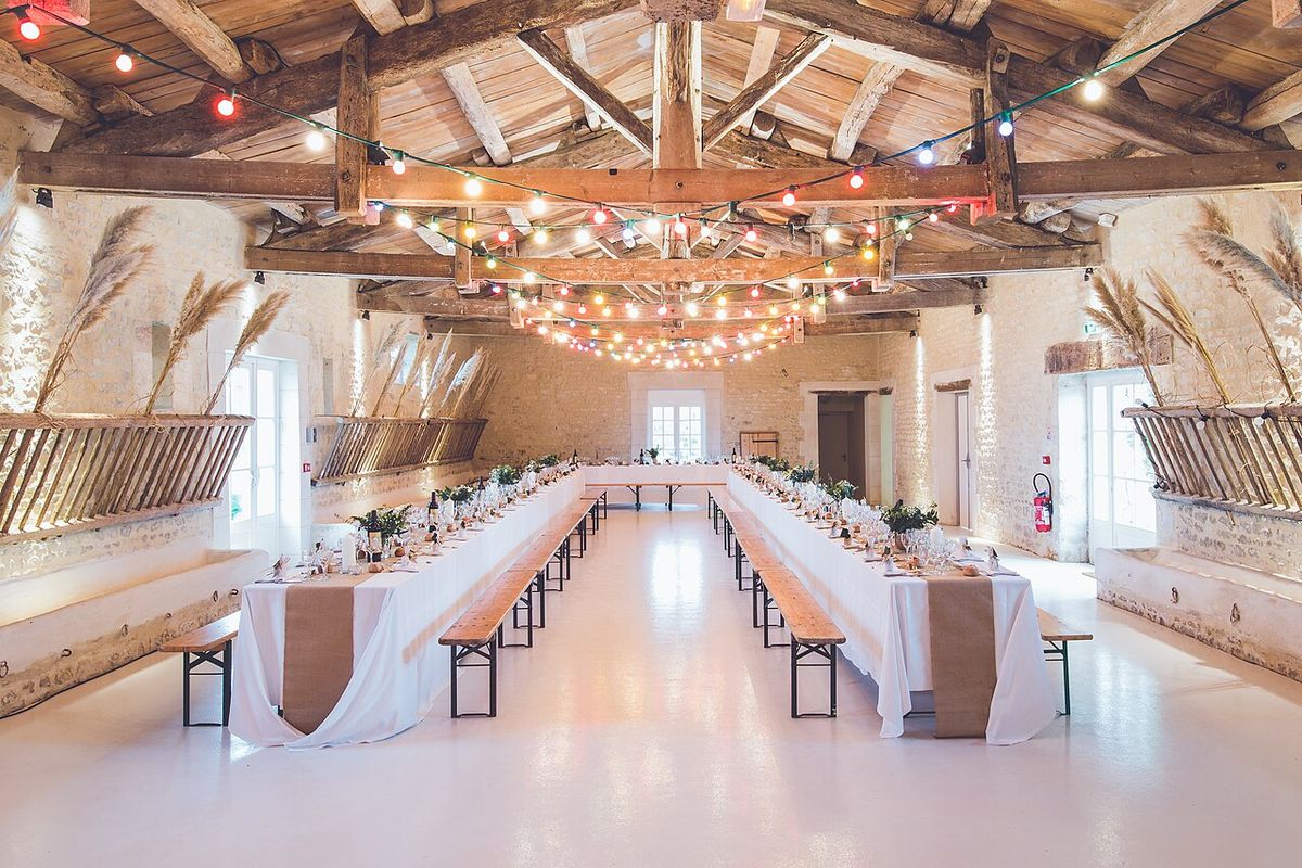 Les tables de réception (photo d'illustration)
